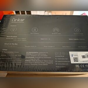 The Urikar Pro 3 Massage Gun